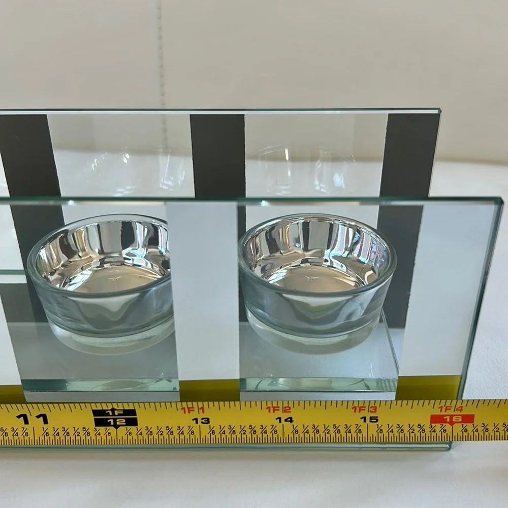 Morden Glass Candle holder